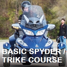 Sidecar Trike Education Program. CanAm Spyder license.